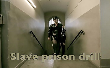 Dominatrix Lint April - Slave Prison Wear out - Cell 45